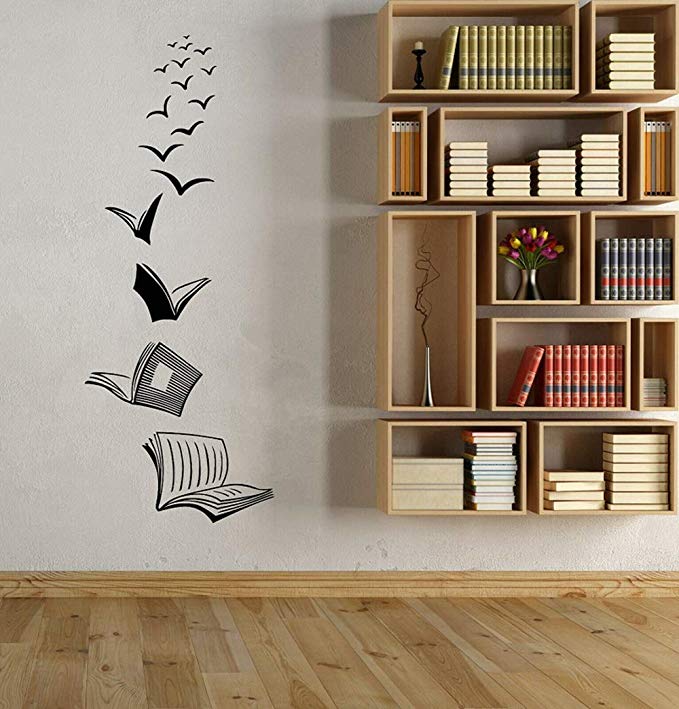 Bookish Wall Decals to Spice Up your Decor - Frolic